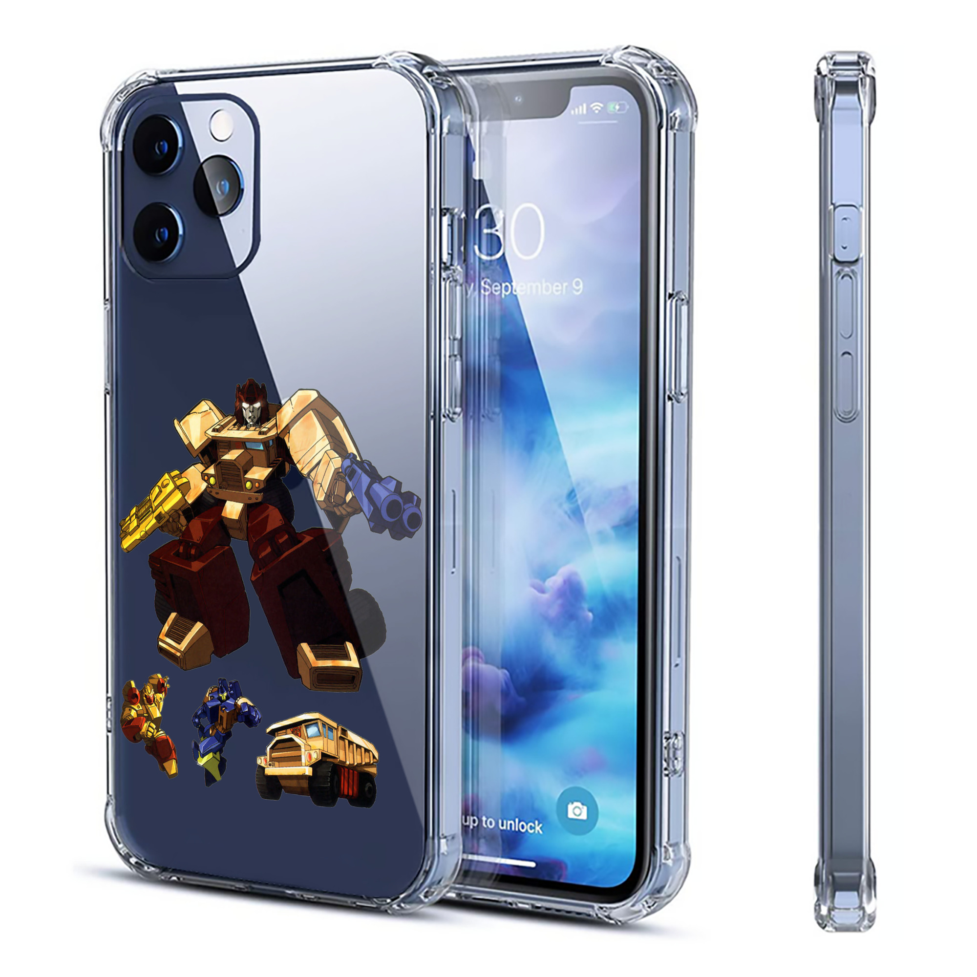 （画像用）  【iPhone 12シリーズ対応】透明スマホケース（クリアソフトケース）